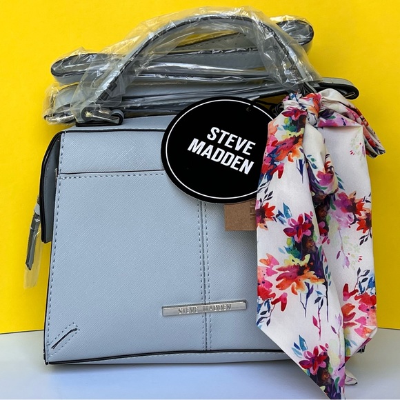 Steve Madden Bags Steve Madden Breese Crossbody Bag Color Blue Faux